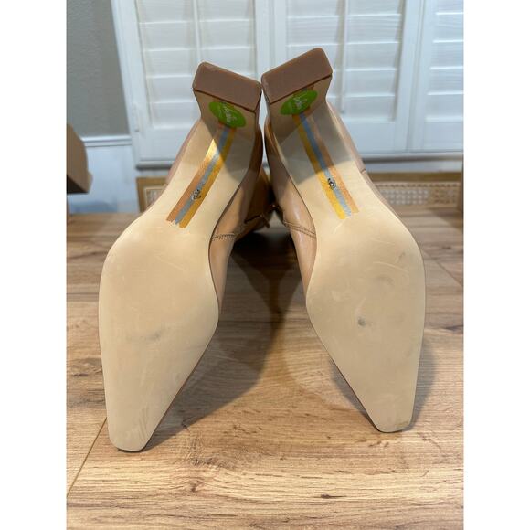 Sam Edelman Sylvia Knee High Boots Luxe Tan Leather 11.5 Athletic Fit Style NWOB - Picture 13 of 15